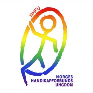 NHFU Logo i regnbuefarger